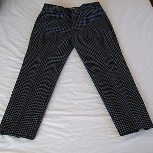 Black & White Print Pants (Size 2 Regular)